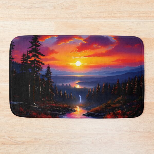 Item preview, Breathtaking Sunset Over a Forest designed and sold by Design-Illusi0n.