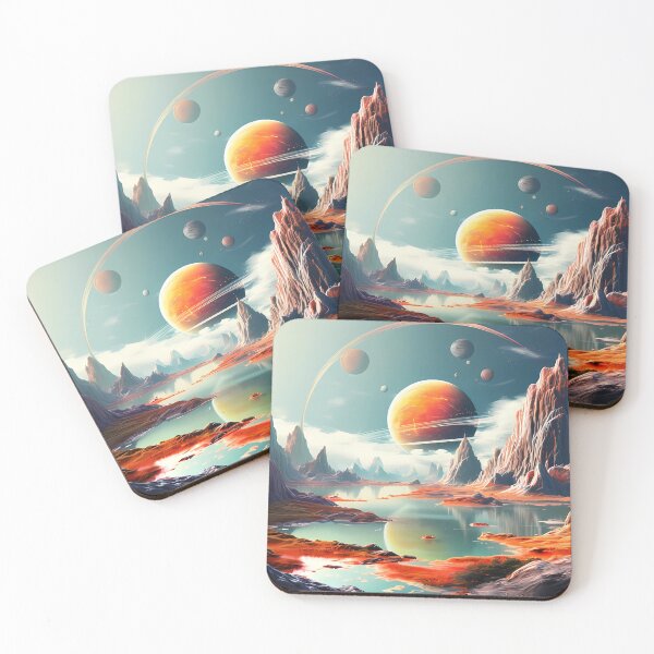 Item preview, Galactic Dreamscape: Floating Planets designed and sold by Design-Illusi0n.
