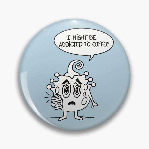 Item preview, Coffee lovers cartoon designed and sold by Whispers of Hope.