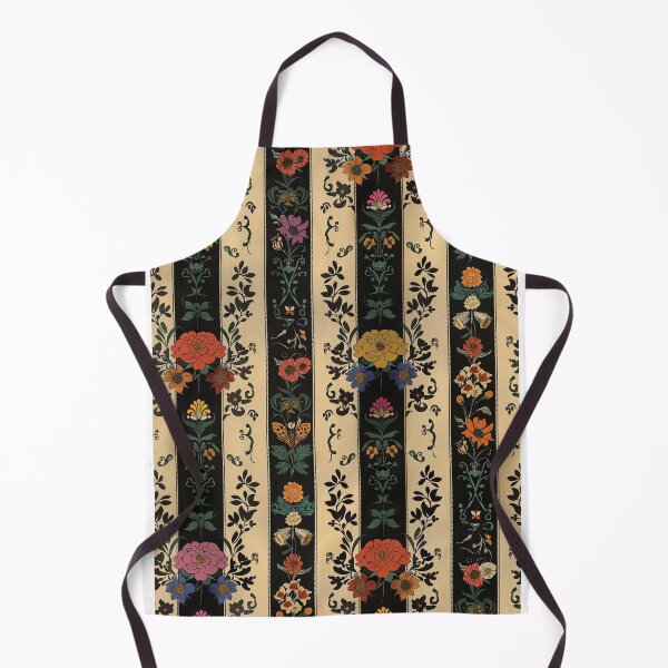 Item preview, Floral contrasting stripes designed and sold by Vkinsify.