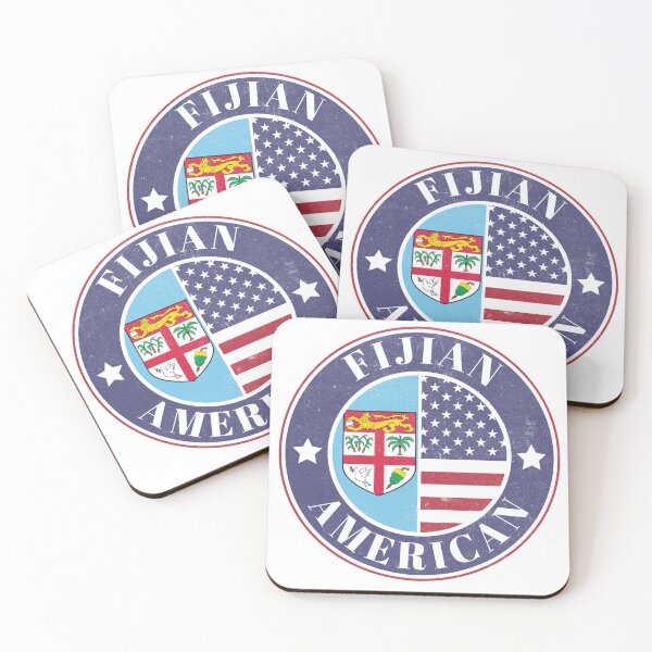 Item preview, Proud Fijian-American Badge - Fiji Flag designed and sold by chrisrivait.