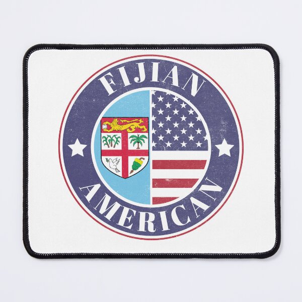 Item preview, Proud Fijian-American Badge - Fiji Flag designed and sold by chrisrivait.