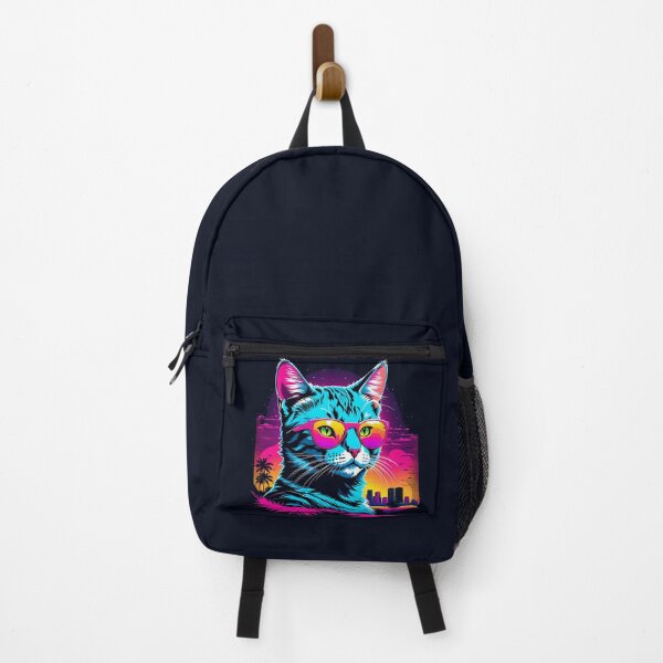 Item preview, A sophisticated Russian Blue cat perched elegantly with square-framed glasses, exuding an aura of intellectual prowess. designed and sold by Pulsant  Paintings.