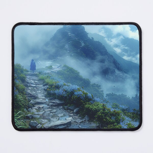 Item preview, Exploring the Enchanting Indigo-Cobalt Mountain Peak designed and sold by Shirtastically.