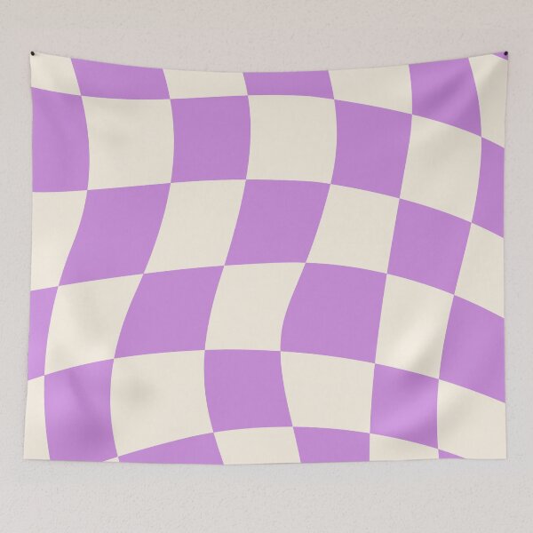 Item preview, Wavy Checker - Checkerboard Vector Design designed and sold by MaizzArts.