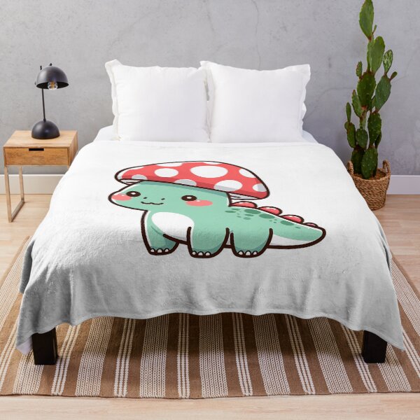 Item preview, Kawaii simple Mushroom Hat Dinosaur Brontosaurus designed and sold by Suukunna.