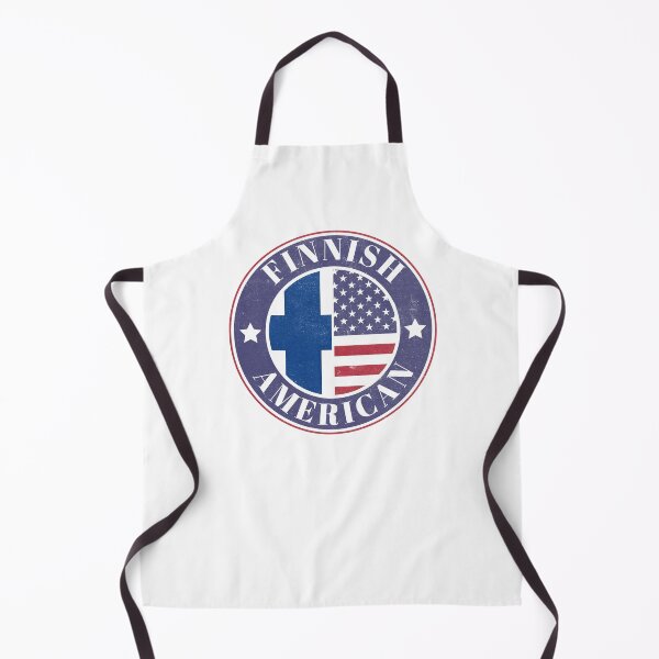 Item preview, Proud Finnish-American Badge - Finland Flag designed and sold by chrisrivait.