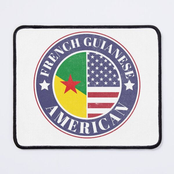Item preview, Proud French Guianese-American Badge - French Guiana Flag designed and sold by chrisrivait.