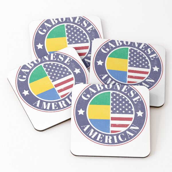 Item preview, Proud Gabonese-American Badge - Gabon Flag designed and sold by chrisrivait.