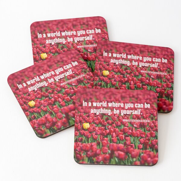 Item preview, In a World Where You Can Be Anything, Be Yourself - Field of Tulips  designed and sold by nautilushealth.