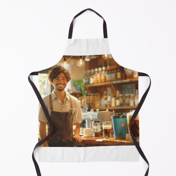 Item preview, Expert Barista Crafts Iced Coffee | Turquoise Mug, Milk Froth, Espresso designed and sold by Shirtastically.