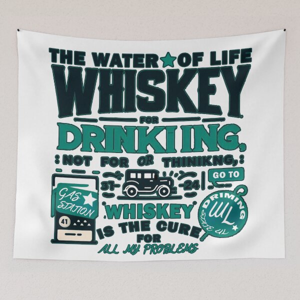 Item preview, Whiskey Label designed and sold by Echonn.