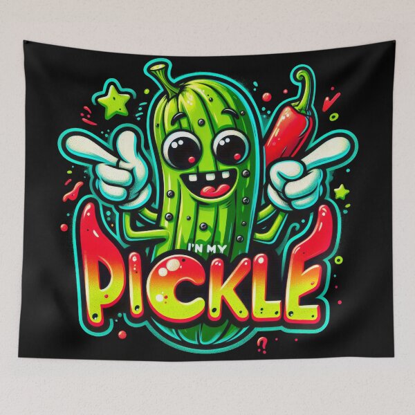Item preview, Street Art In My Pickle designed and sold by NEUMANN ArtWear Boutique.