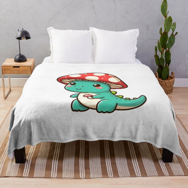 Item preview, Kawaii simple Mushroom Hat Dinosaur Brontosaurus designed and sold by Suukunna.