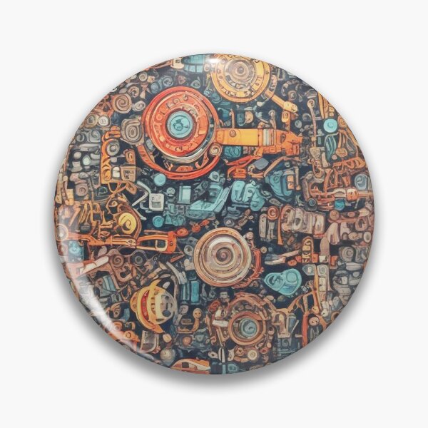 Item preview, Machinery simulation genetic engineering design print designed and sold by Anshu3813.