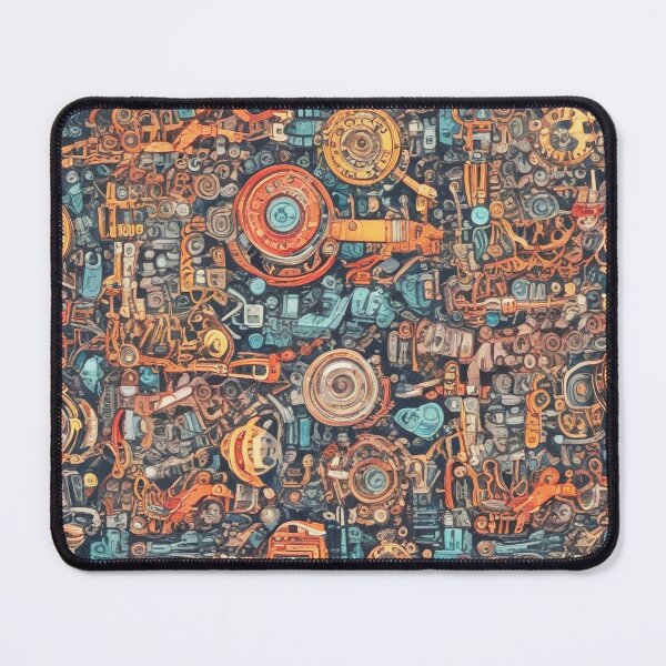 Item preview, Machinery simulation genetic engineering design print designed and sold by Anshu3813.