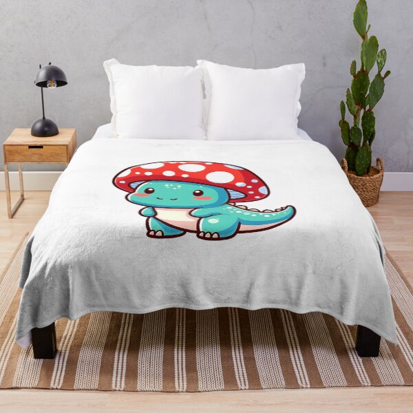Item preview, Kawaii simple Mushroom Hat Dinosaur Brontosaurus designed and sold by Suukunna.