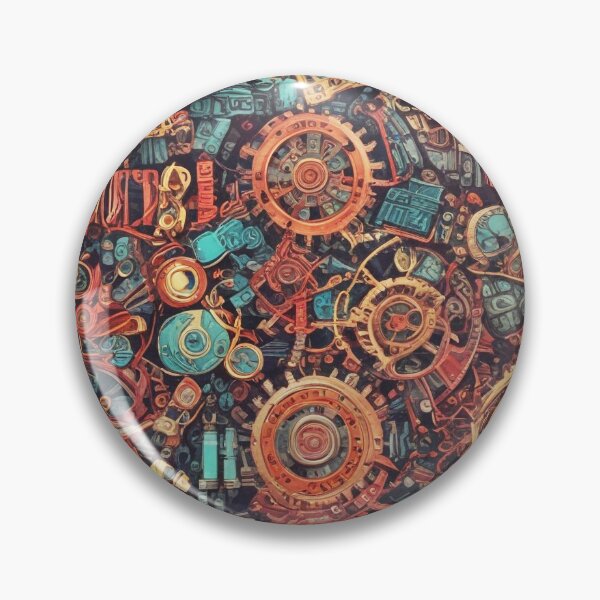 Item preview, Machinery simulation genetic engineering design print designed and sold by Anshu3813.