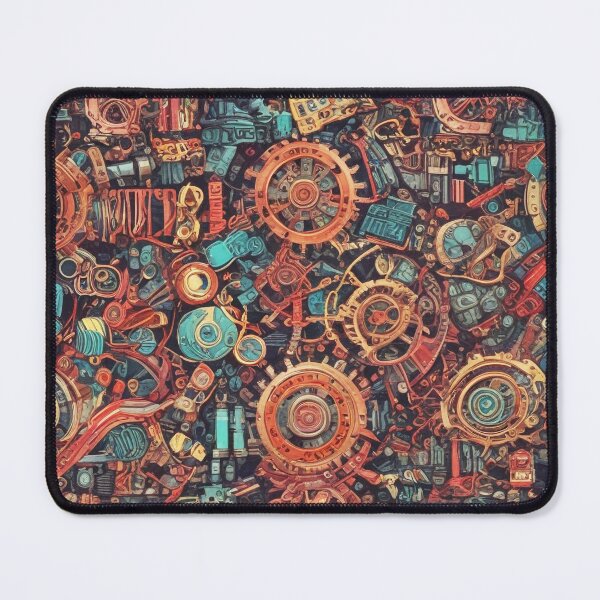 Item preview, Machinery simulation genetic engineering design print designed and sold by Anshu3813.