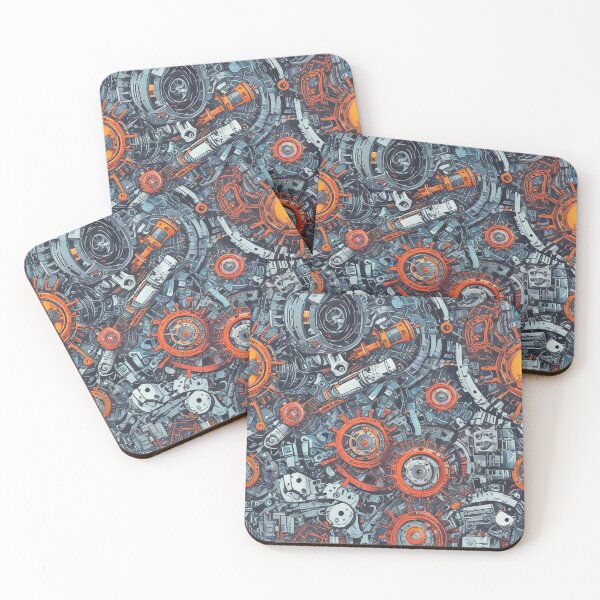 Item preview, Machinery simulation genetic engineering design print designed and sold by Anshu3813.