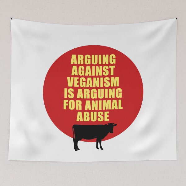 Item preview, Arguing Against Veganism is Arguing for Animal Abuse designed and sold by Nanika-akimoto.