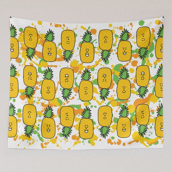 Item preview, Pineapples - Ink Splatters designed and sold by Sketchypenface.