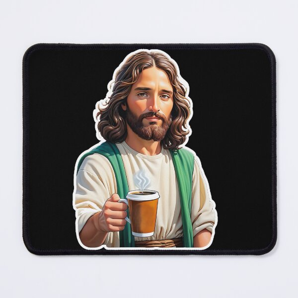 Item preview, Jesus Loves Coffee designed and sold by Bunmigraphics .