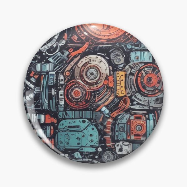 Item preview, Machinery simulation genetic engineering design print designed and sold by Anshu3813.