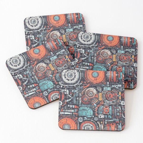 Item preview, Machinery simulation genetic engineering design print designed and sold by Anshu3813.