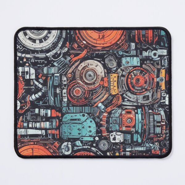 Item preview, Machinery simulation genetic engineering design print designed and sold by Anshu3813.