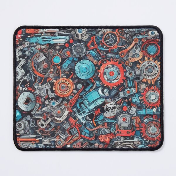 Item preview, Machinery simulation genetic engineering design print designed and sold by Anshu3813.
