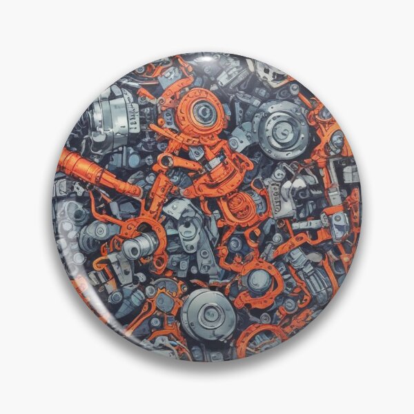 Item preview, Machinery simulation genetic engineering design print designed and sold by Anshu3813.