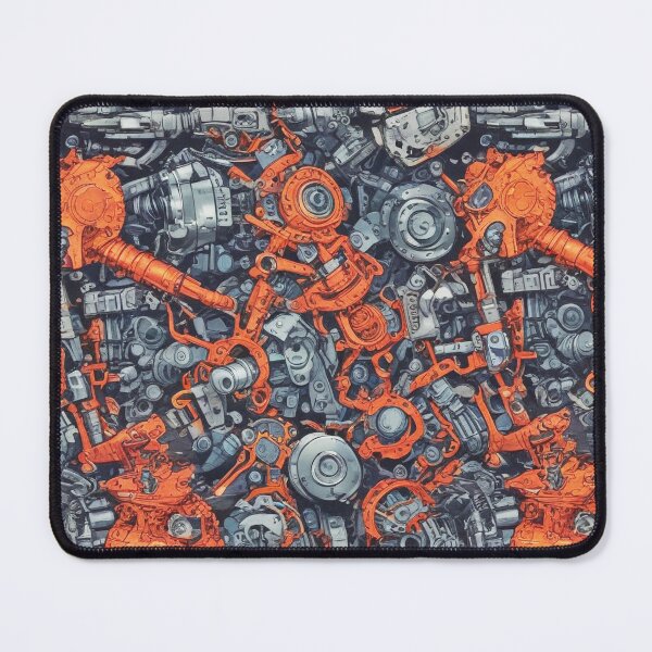 Item preview, Machinery simulation genetic engineering design print designed and sold by Anshu3813.