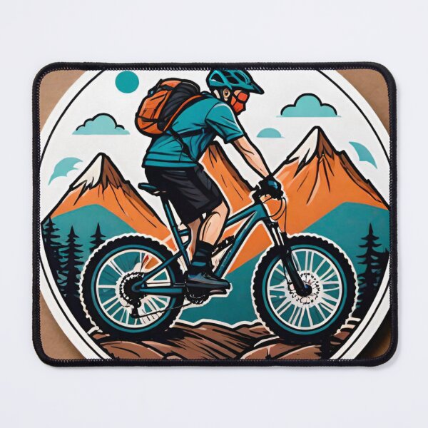 Item preview, MTB Adventure Badge: Conquer the Trails designed and sold by GrizzlyCollective.