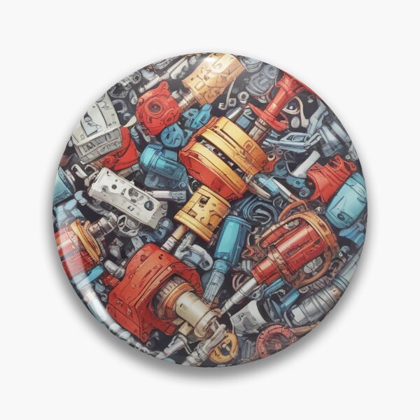 Item preview, Machinery simulation genetic engineering design print designed and sold by Anshu3813.