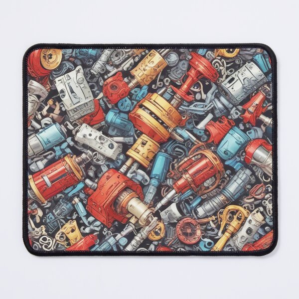 Item preview, Machinery simulation genetic engineering design print designed and sold by Anshu3813.