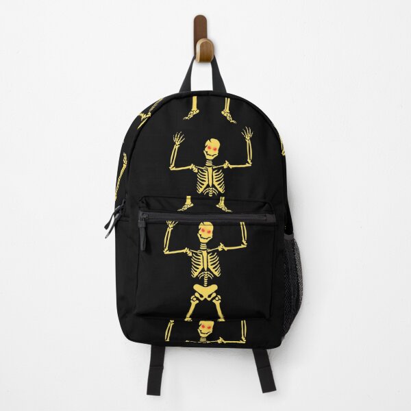 Item preview, Dance With Death Preppy Skeleton Dancing Horror Golden Skeleton Red eyes designed and sold by Cr320.