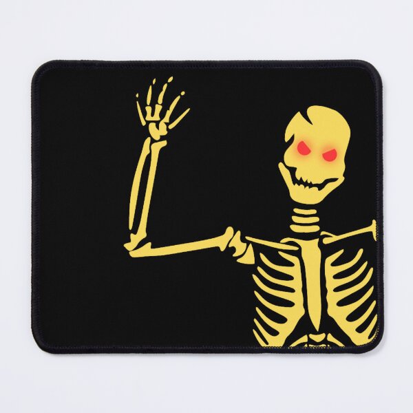 Item preview, Dance With Death Preppy Skeleton Dancing Horror Golden Skeleton Red eyes designed and sold by Cr320.
