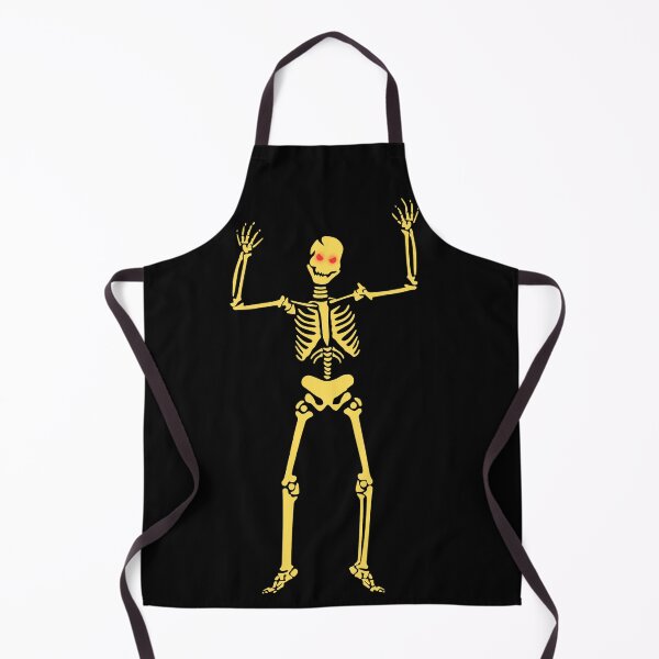 Item preview, Dance With Death Preppy Skeleton Dancing Horror Golden Skeleton Red eyes designed and sold by Cr320.