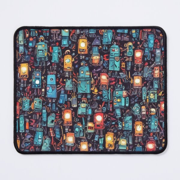 Item preview, Machinery simulation robotic design print designed and sold by Anshu3813.