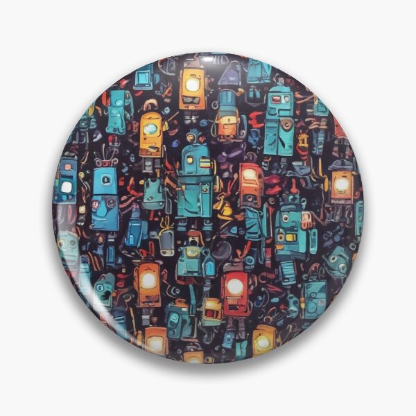 Item preview, Machinery simulation robotic design print designed and sold by Anshu3813.