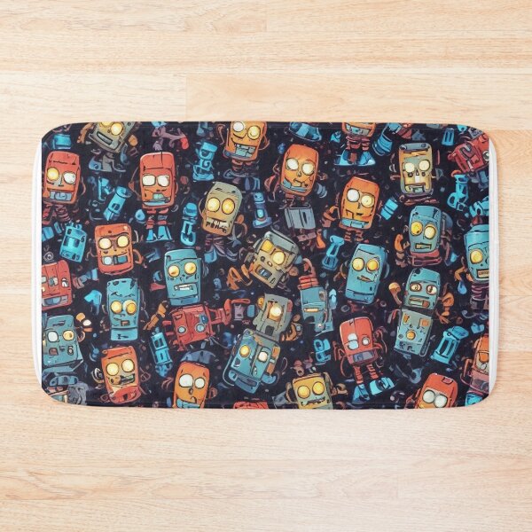 Item preview, Machinery simulation robotic design print designed and sold by Anshu3813.