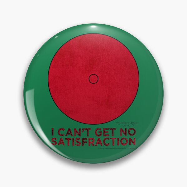 Item preview, No Satisfraction • Montessori Method • Red Fraction Circle designed and sold by MKE Rhine Maiden  •  Grumble Services, LLC..