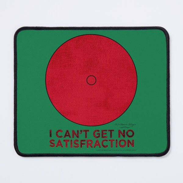 Item preview, No Satisfraction • Montessori Method • Red Fraction Circle designed and sold by MKE Rhine Maiden • Grumble Services, LLC..