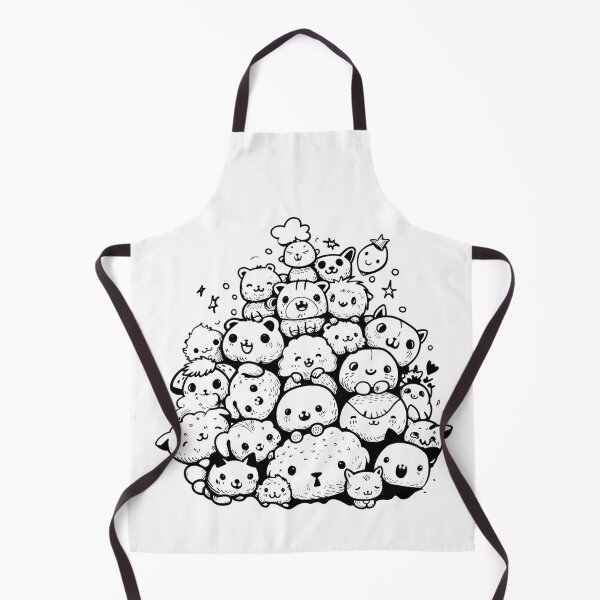 Item preview, Black and White Doodle Creatures designed and sold by NicolasGlowArt.