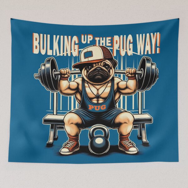 Item preview, Bulking up the pug way designed and sold by studiobrazuka.