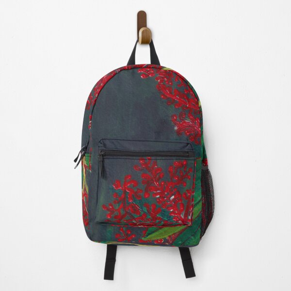 Item preview, Red Cherry Blossom Flowers Acrylic Painting Artwork designed and sold by RayanaArt.