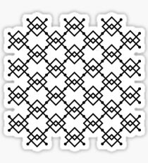 Black and White 1 Sticker