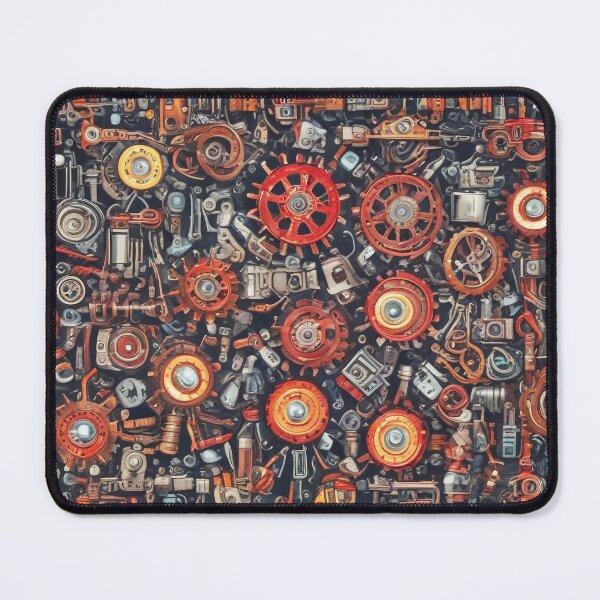 Item preview, Machinery simulation robotic design print designed and sold by Anshu3813.