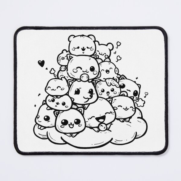 Item preview, Cute Doodle Characters designed and sold by NicolasGlowArt.